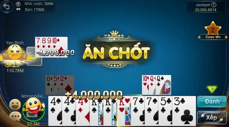 Luật chơi bài tá lả chặt chẽ, người chơi tuân nắm chắc