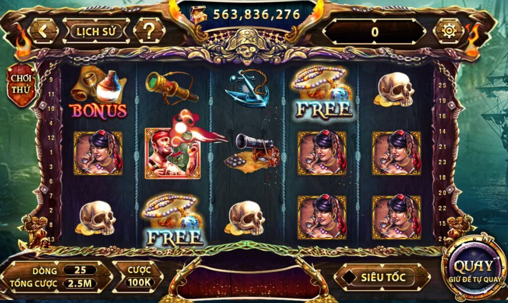Nổ hũ Pirate King 1 no hu pirate king